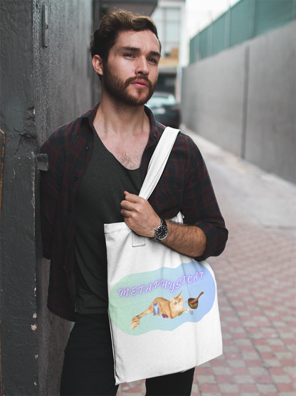 Mystical Tote Bag for Cat Lovers