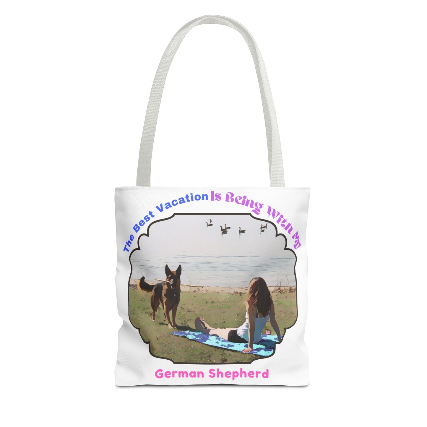 German Sheperd Lover Vacation - Tote Bag