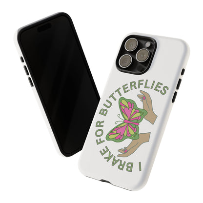 Phone Cases - 'I brake for butterflies' Love for Butterflies and Nature Conservation