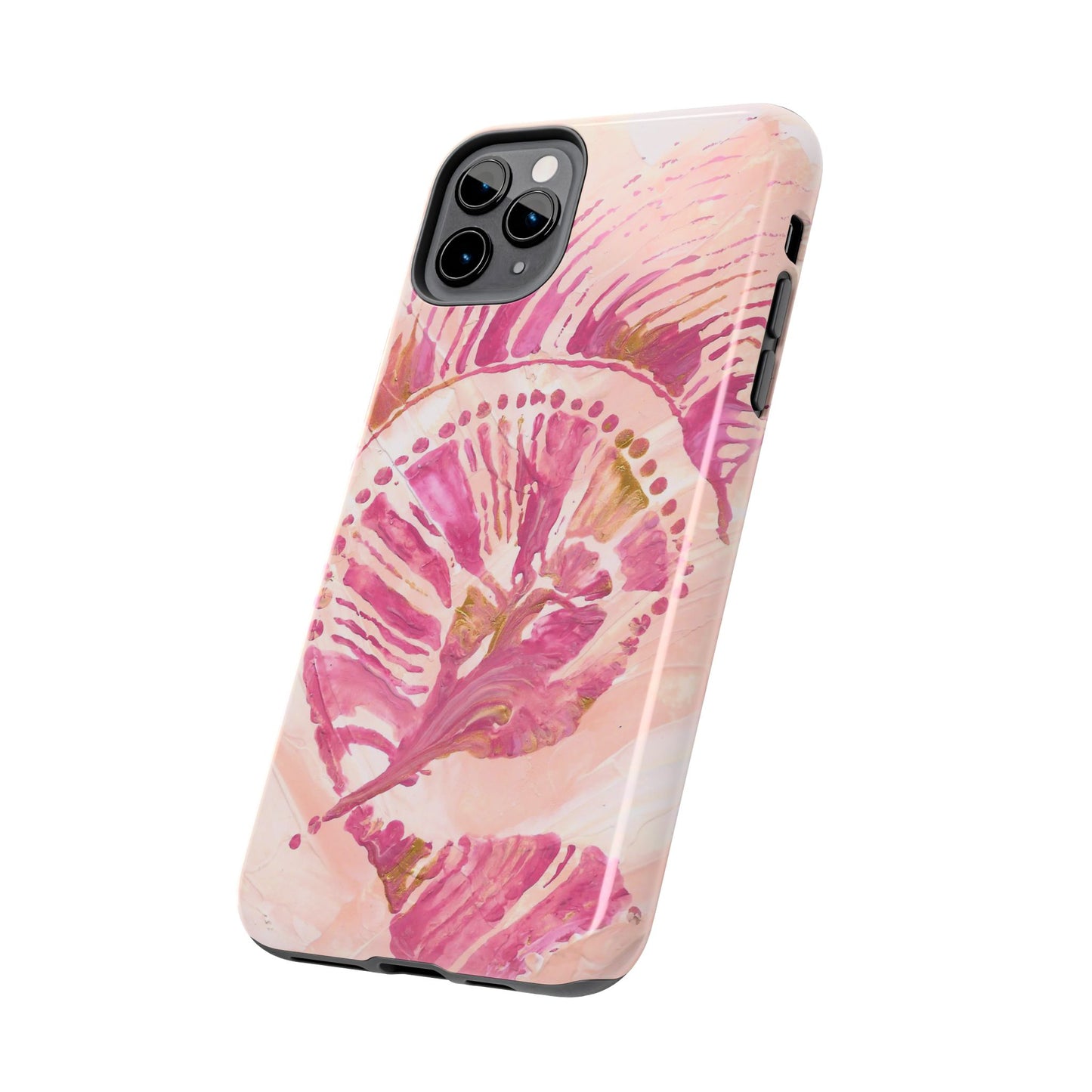 Pastel Colored Seashell Original Art - Cell Phone Case