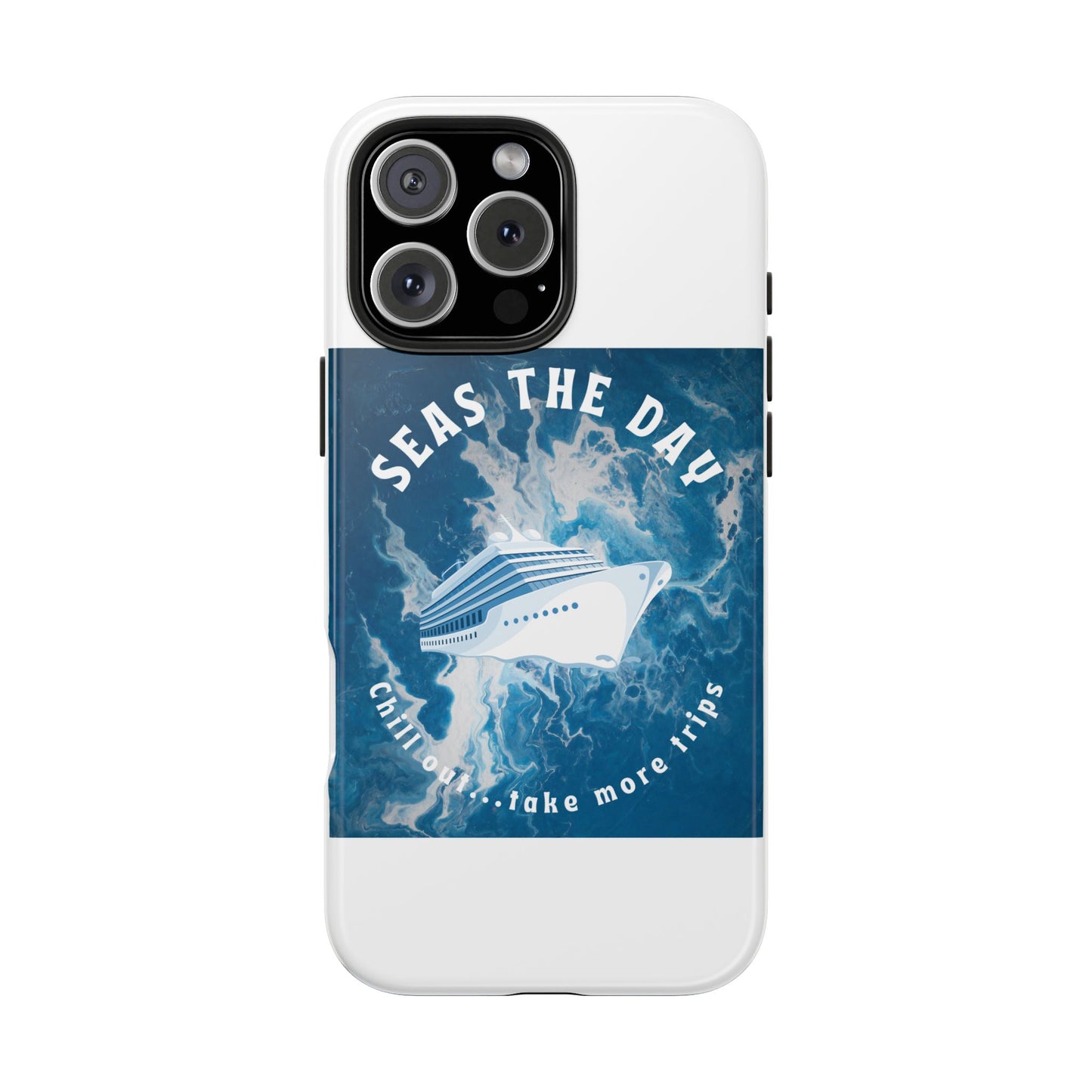 Seas the Day Nautical Phone Case