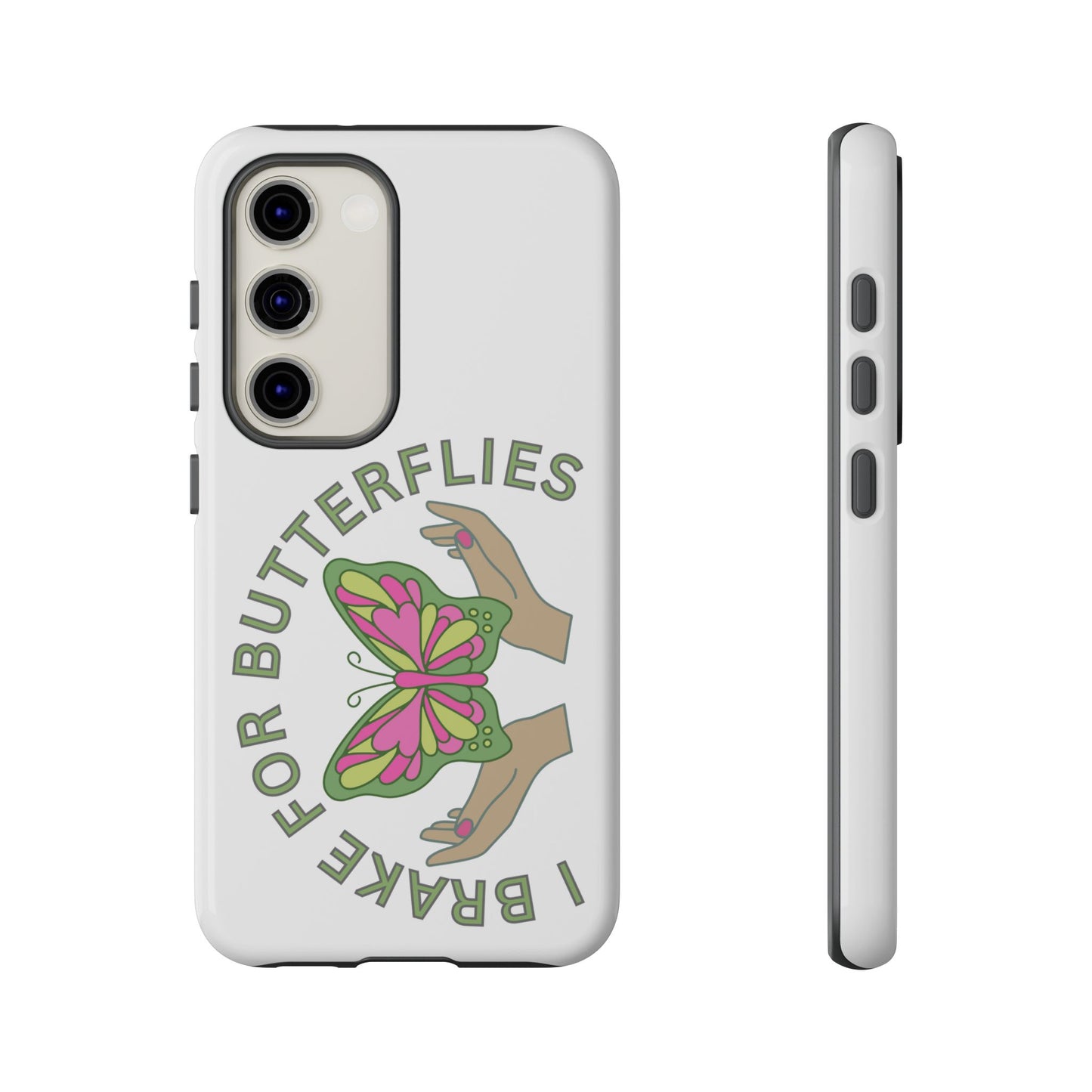 Phone Cases - 'I brake for butterflies' Love for Butterflies and Nature Conservation