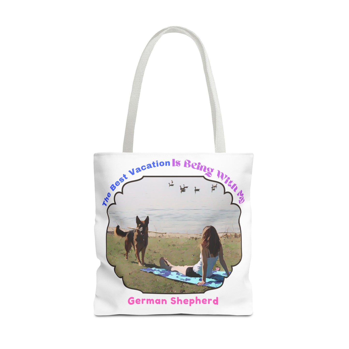 German Sheperd Lover Vacation - Tote Bag