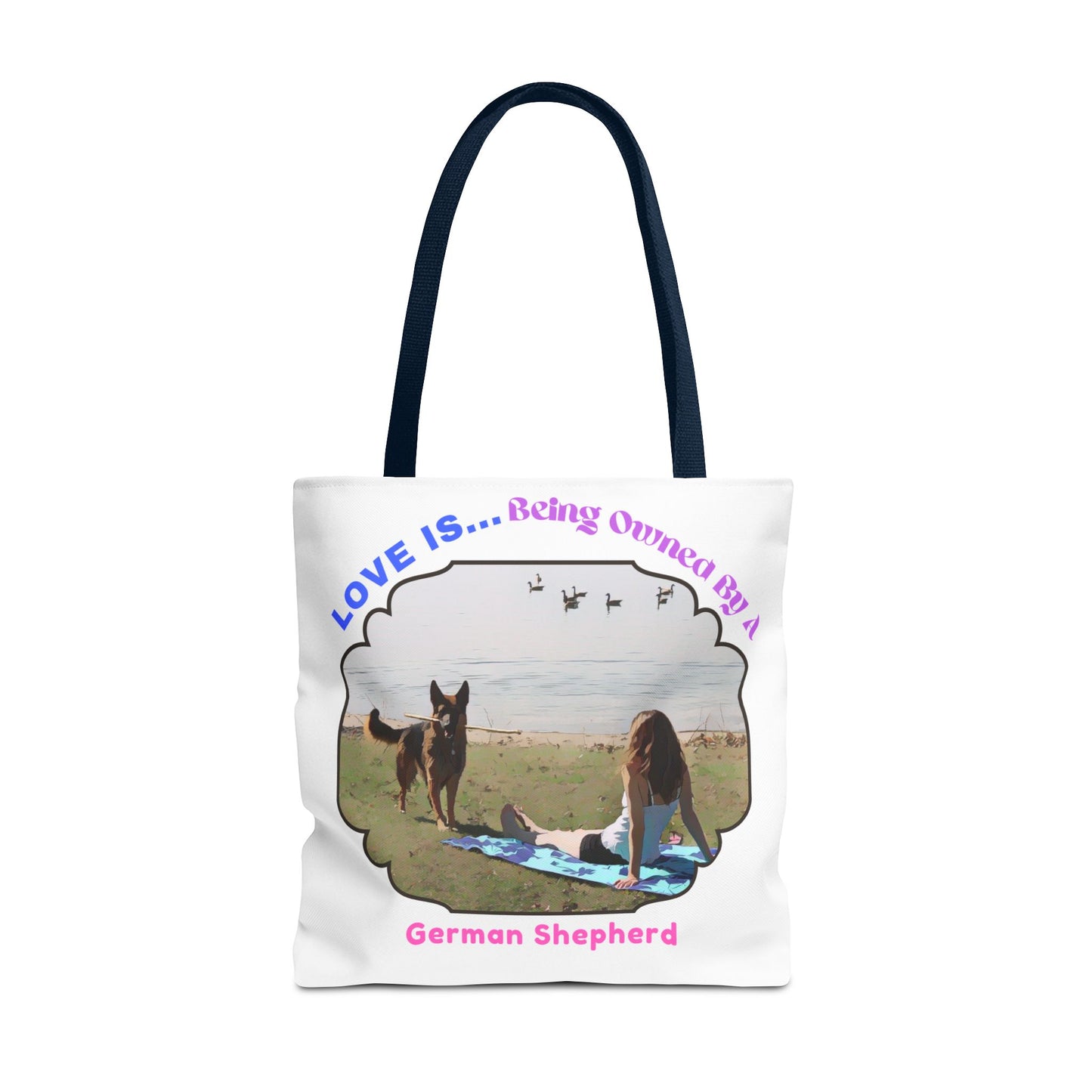 German Shepherd Lover Tote Bag