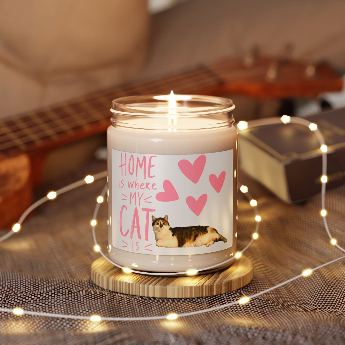 Soy Candle, Heartwarming Cat Lover Home Decor