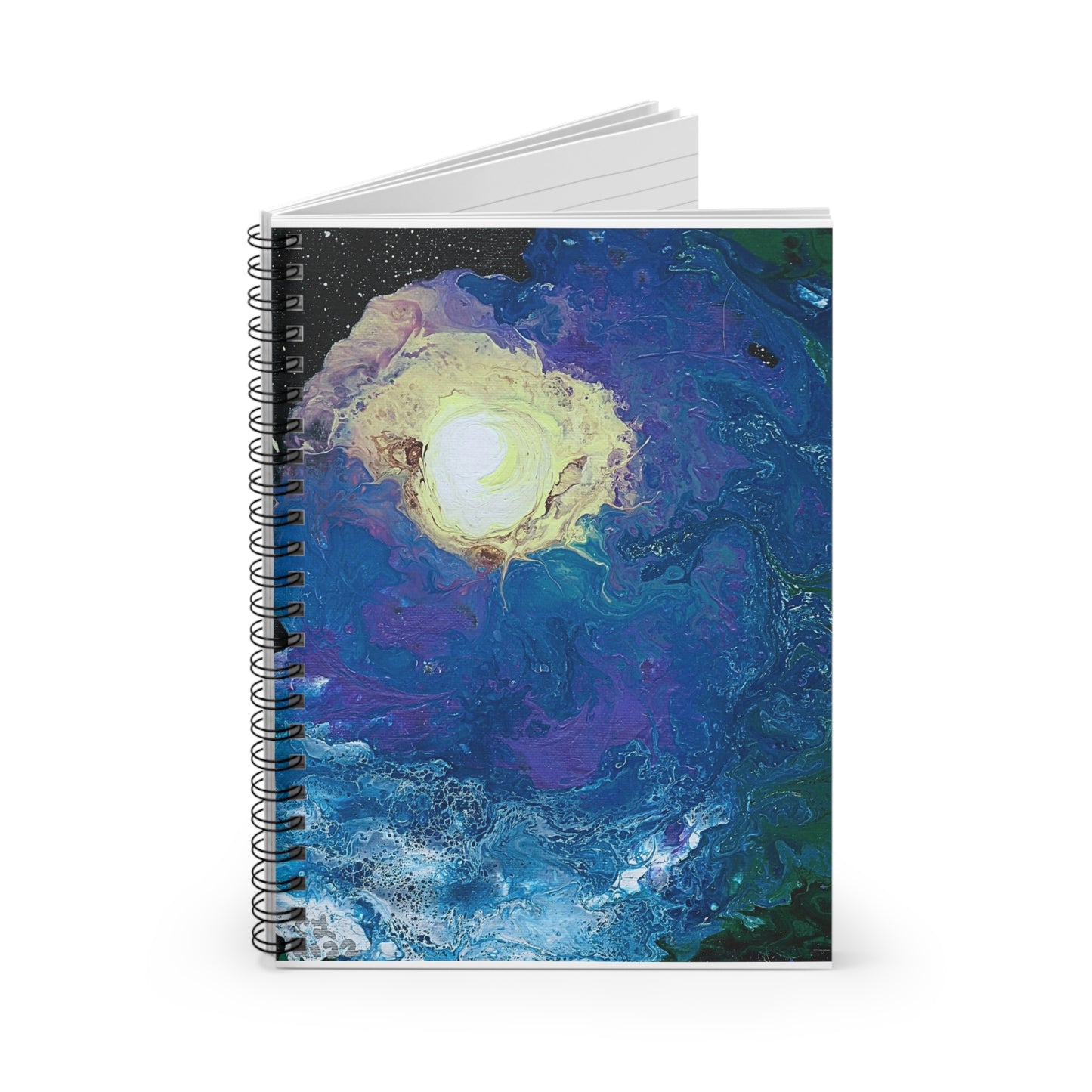 Spiral Notebook - Outer Space & Stars Painting