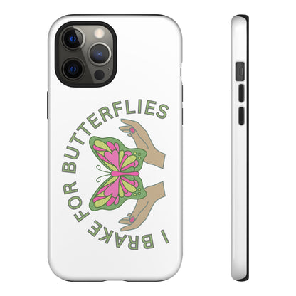 Phone Cases - 'I brake for butterflies' Love for Butterflies and Nature Conservation