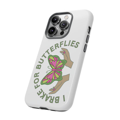 Phone Cases - 'I brake for butterflies' Love for Butterflies and Nature Conservation