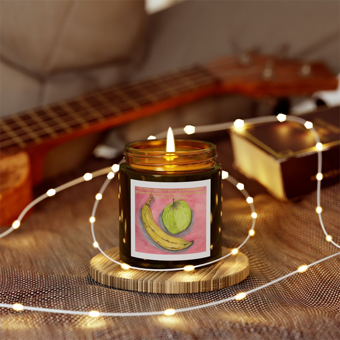 Scented Candle - Featuring Cute Therapy Joke