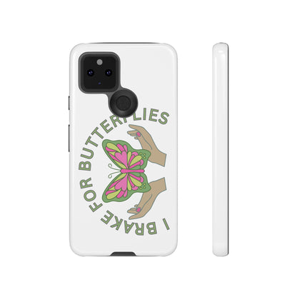 Phone Cases - 'I brake for butterflies' Love for Butterflies and Nature Conservation