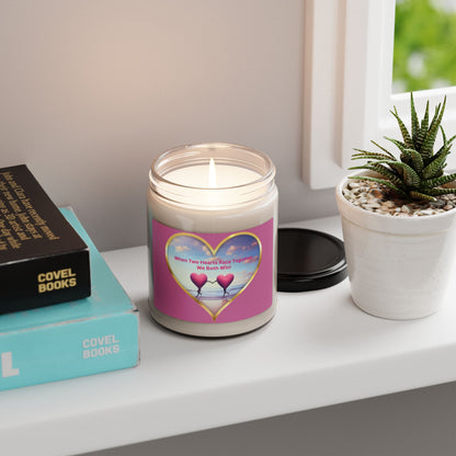 Soy Candle - Two Hearts Racing Together, Love And Inspiration