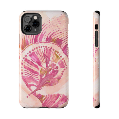 Pastel Colored Seashell Original Art - Cell Phone Case