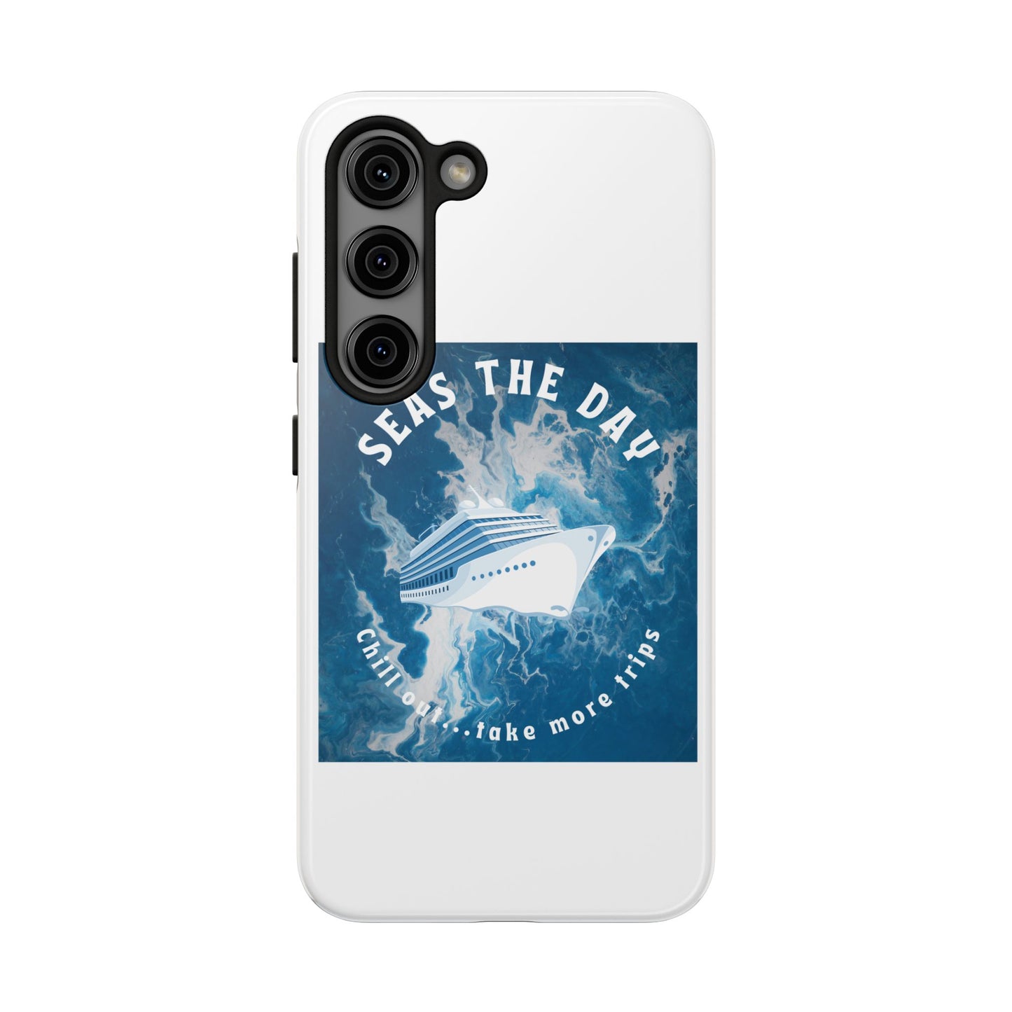 Seas the Day Nautical Phone Case