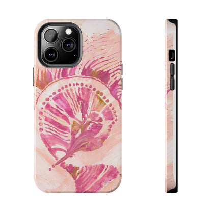 Pastel Colored Seashell Original Art - Cell Phone Case