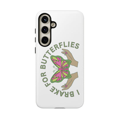 Phone Cases - 'I brake for butterflies' Love for Butterflies and Nature Conservation