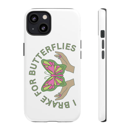 Phone Cases - 'I brake for butterflies' Love for Butterflies and Nature Conservation