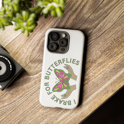 Phone Cases - 'I brake for butterflies' Love for Butterflies and Nature Conservation