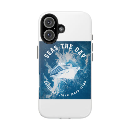 Seas the Day Nautical Phone Case