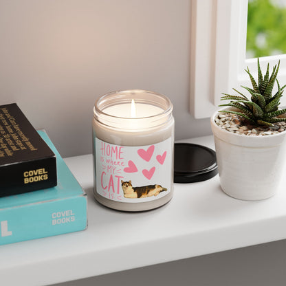 Soy Candle, Heartwarming Cat Lover Home Decor