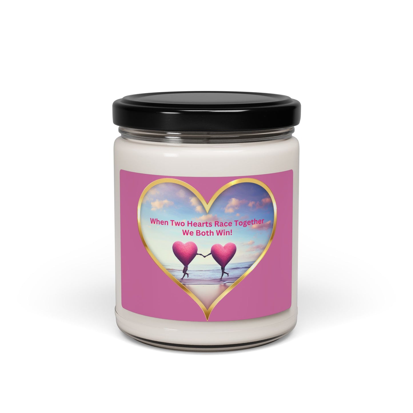 Soy Candle - Two Hearts Racing Together, Love And Inspiration