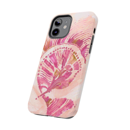 Pastel Colored Seashell Original Art - Cell Phone Case