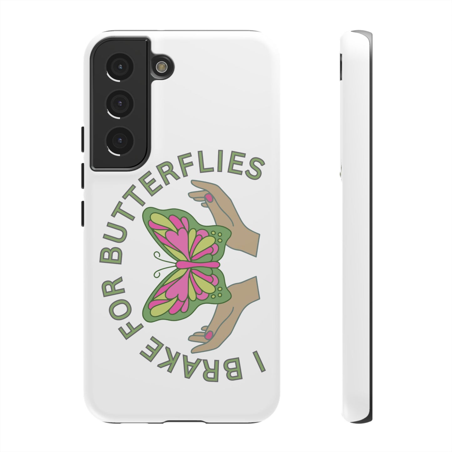 Phone Cases - 'I brake for butterflies' Love for Butterflies and Nature Conservation