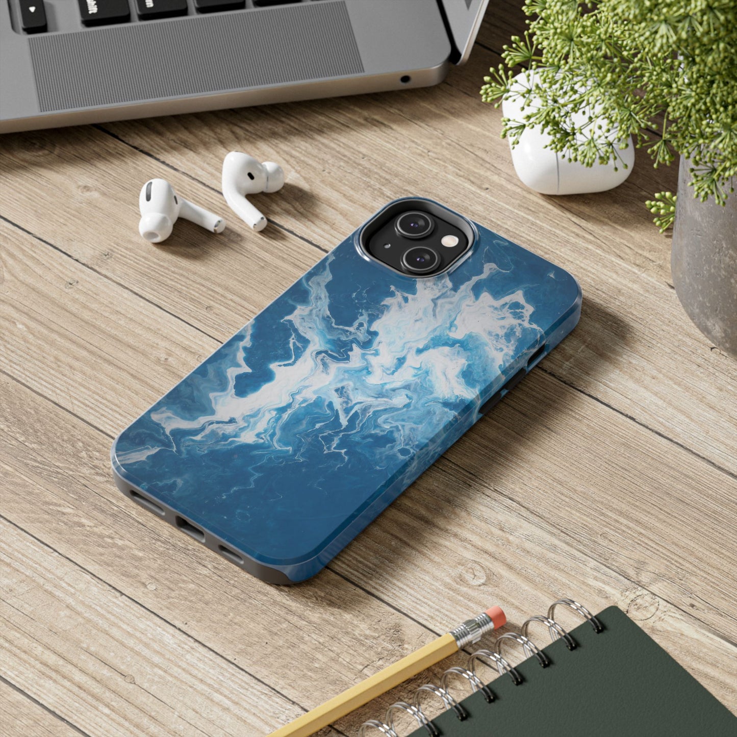 Ocean Waves Nautical Phone Case