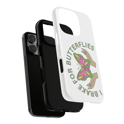 Phone Cases - 'I brake for butterflies' Love for Butterflies and Nature Conservation