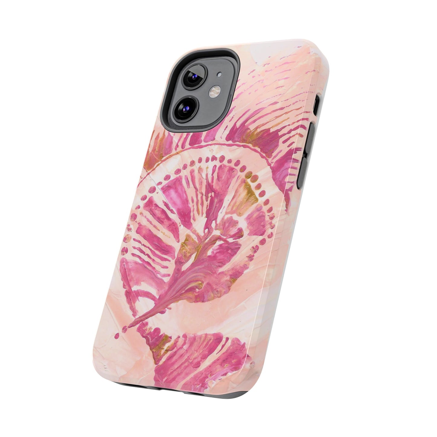 Pastel Colored Seashell Original Art - Cell Phone Case