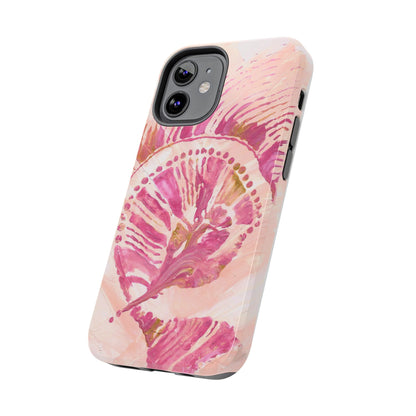 Pastel Colored Seashell Original Art - Cell Phone Case