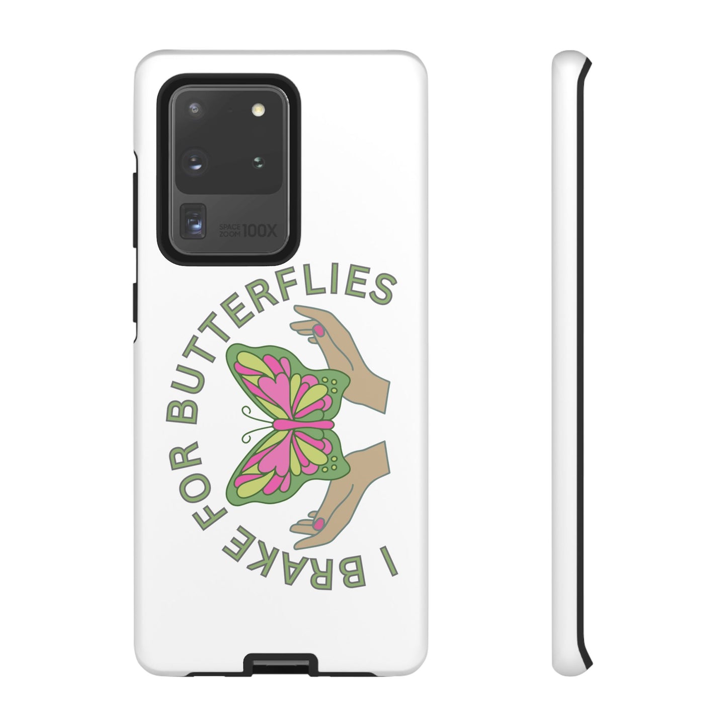 Phone Cases - 'I brake for butterflies' Love for Butterflies and Nature Conservation