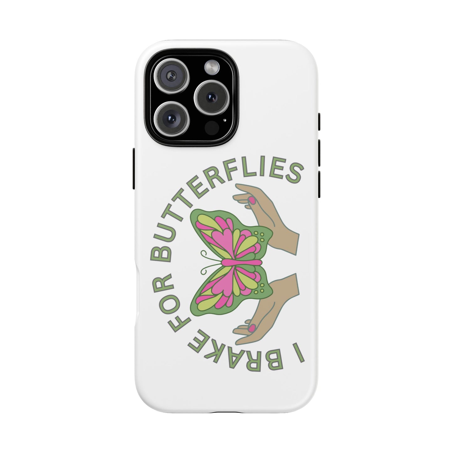 Phone Cases - 'I brake for butterflies' Love for Butterflies and Nature Conservation