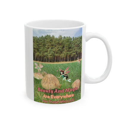 Whimsical Forest Fairy Ceramic Mug