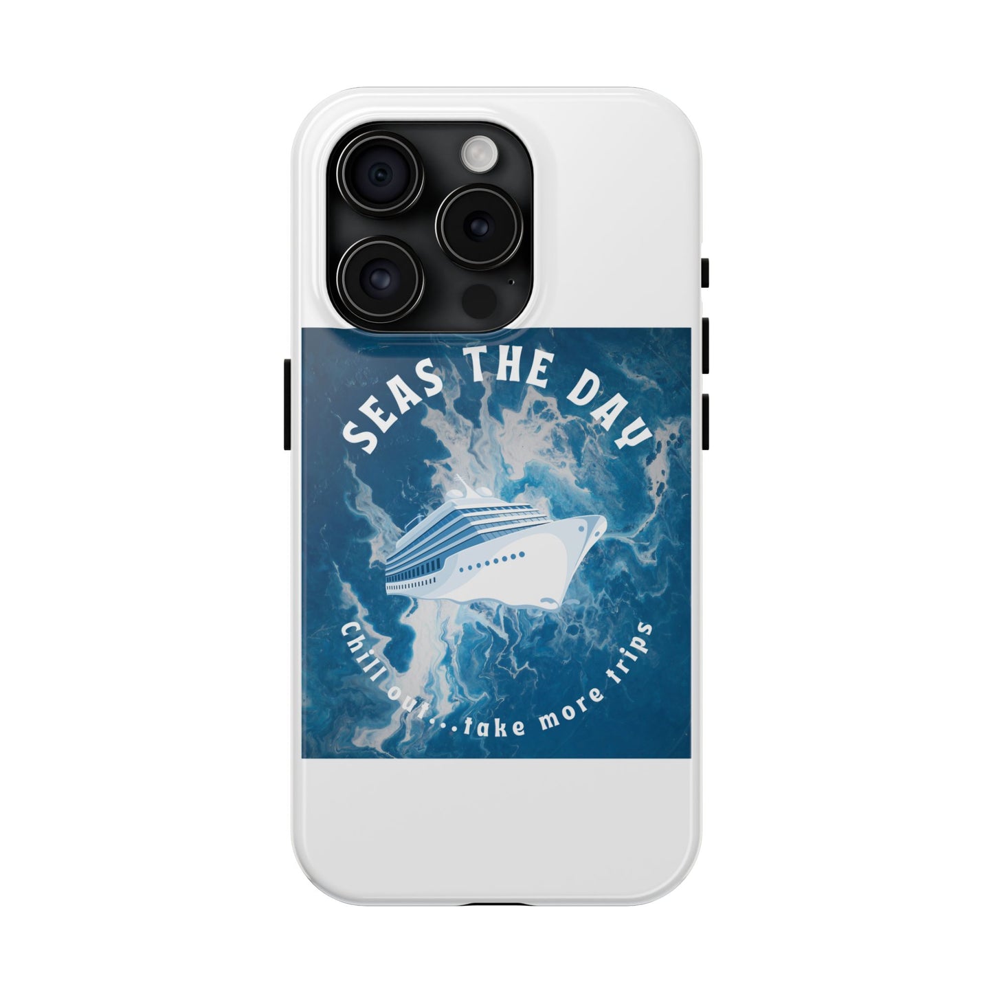 Seas the Day Nautical Phone Case