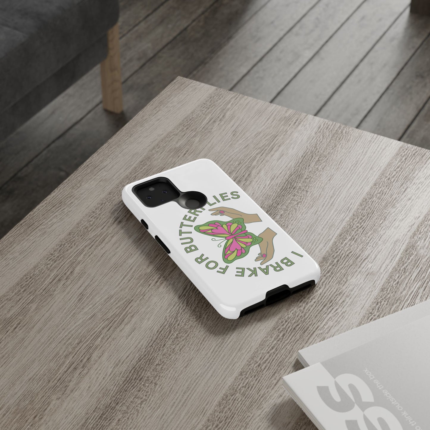 Phone Cases - 'I brake for butterflies' Love for Butterflies and Nature Conservation