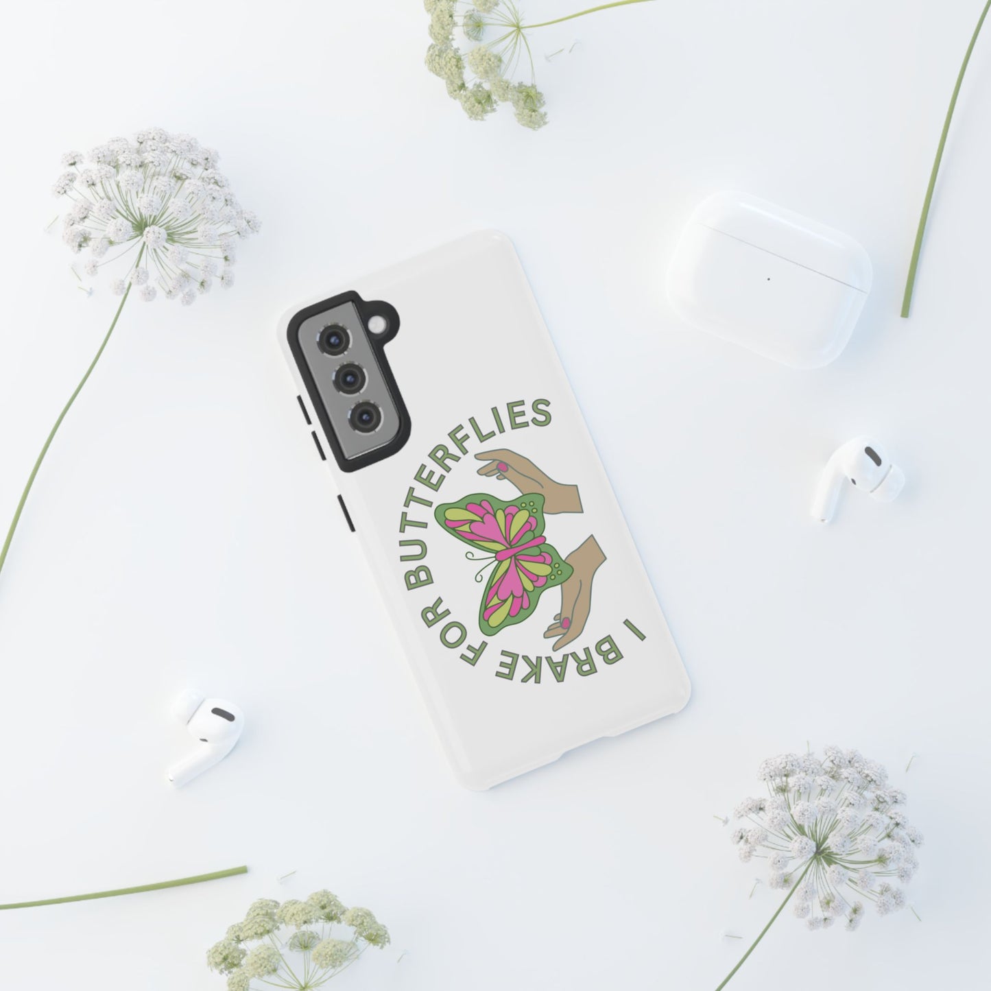 Phone Cases - 'I brake for butterflies' Love for Butterflies and Nature Conservation