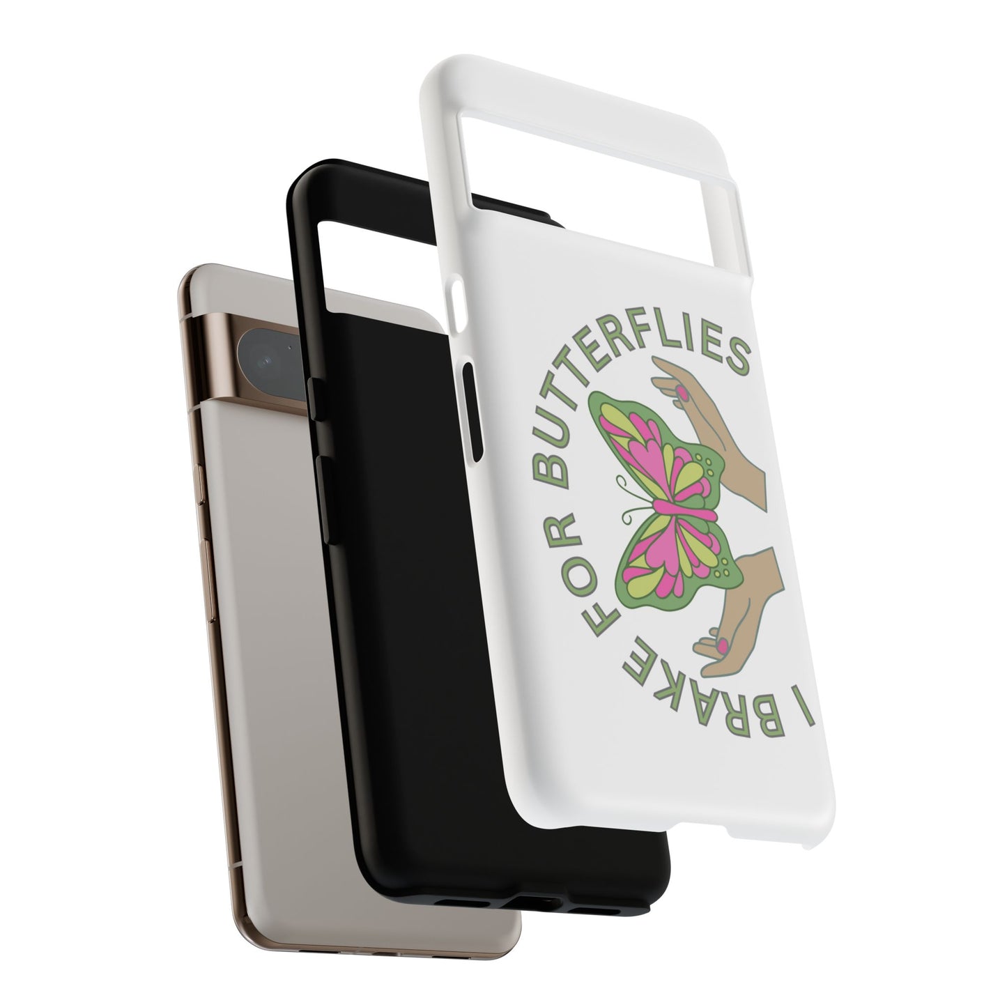 Phone Cases - 'I brake for butterflies' Love for Butterflies and Nature Conservation