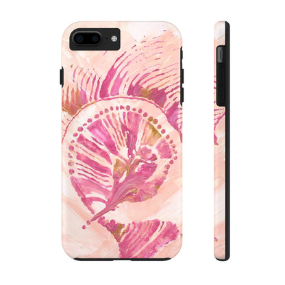 Pastel Colored Seashell Original Art - Cell Phone Case