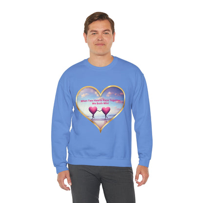 Cute Love Quote On Unisex Heavy Blend™ Crewneck Sweatshirt