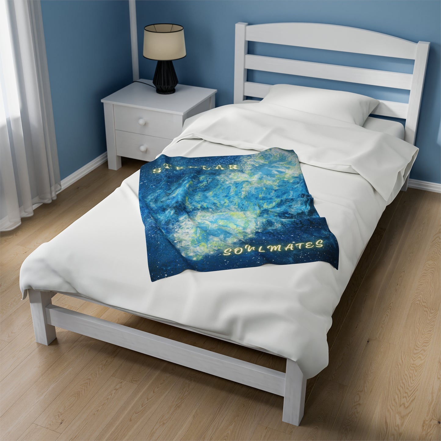 Soulmate Plush Blanket - Astronomy Love Original Art