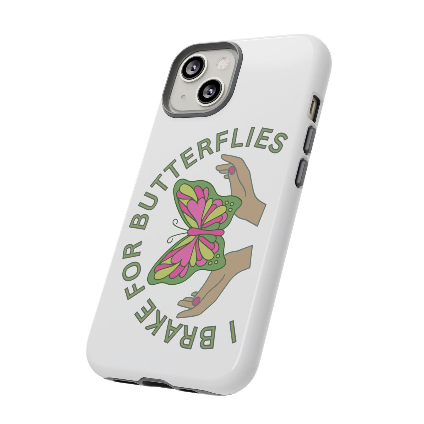 Phone Cases - 'I brake for butterflies' Love for Butterflies and Nature Conservation