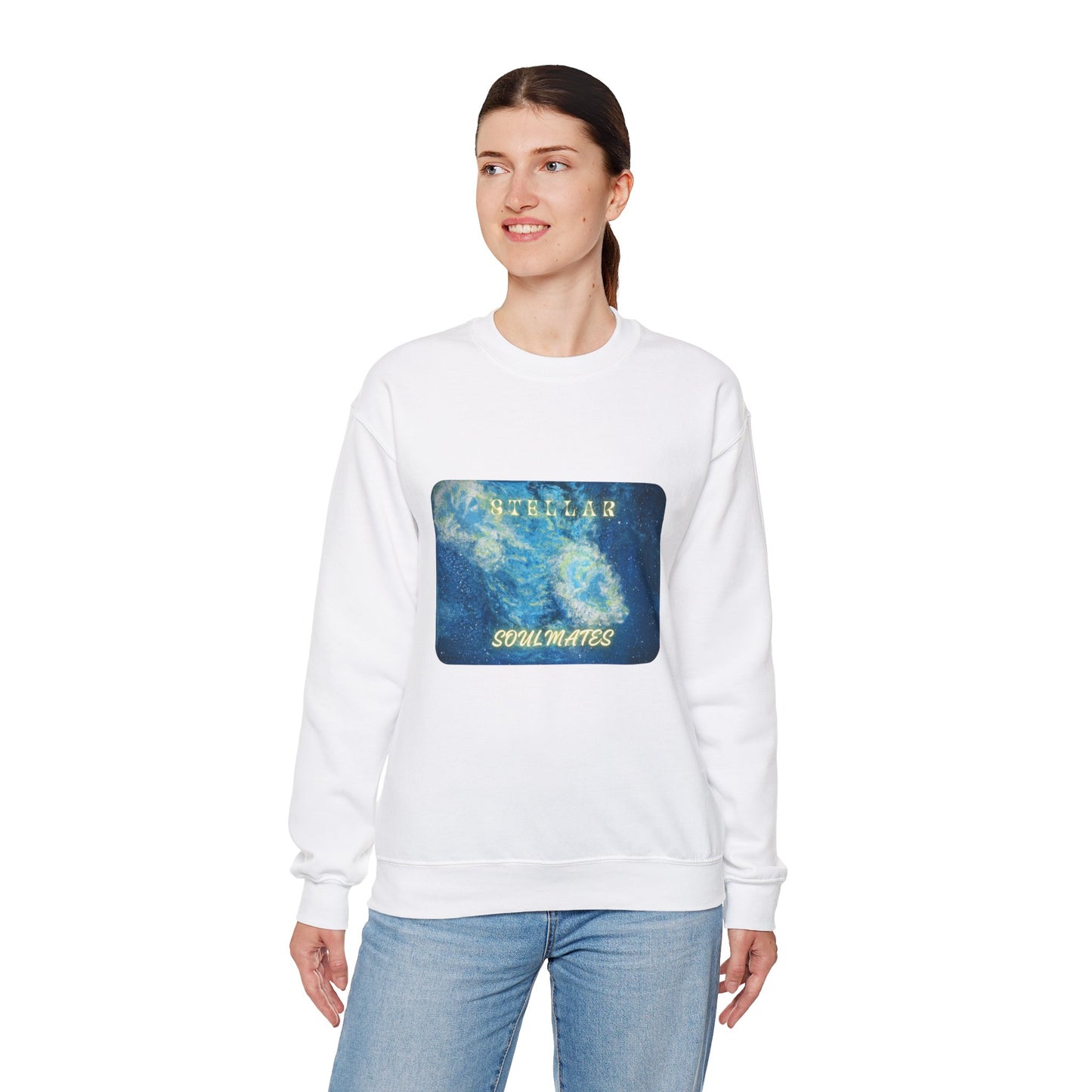 Soulmate Sweatshirt - Astronomy Love Original Art