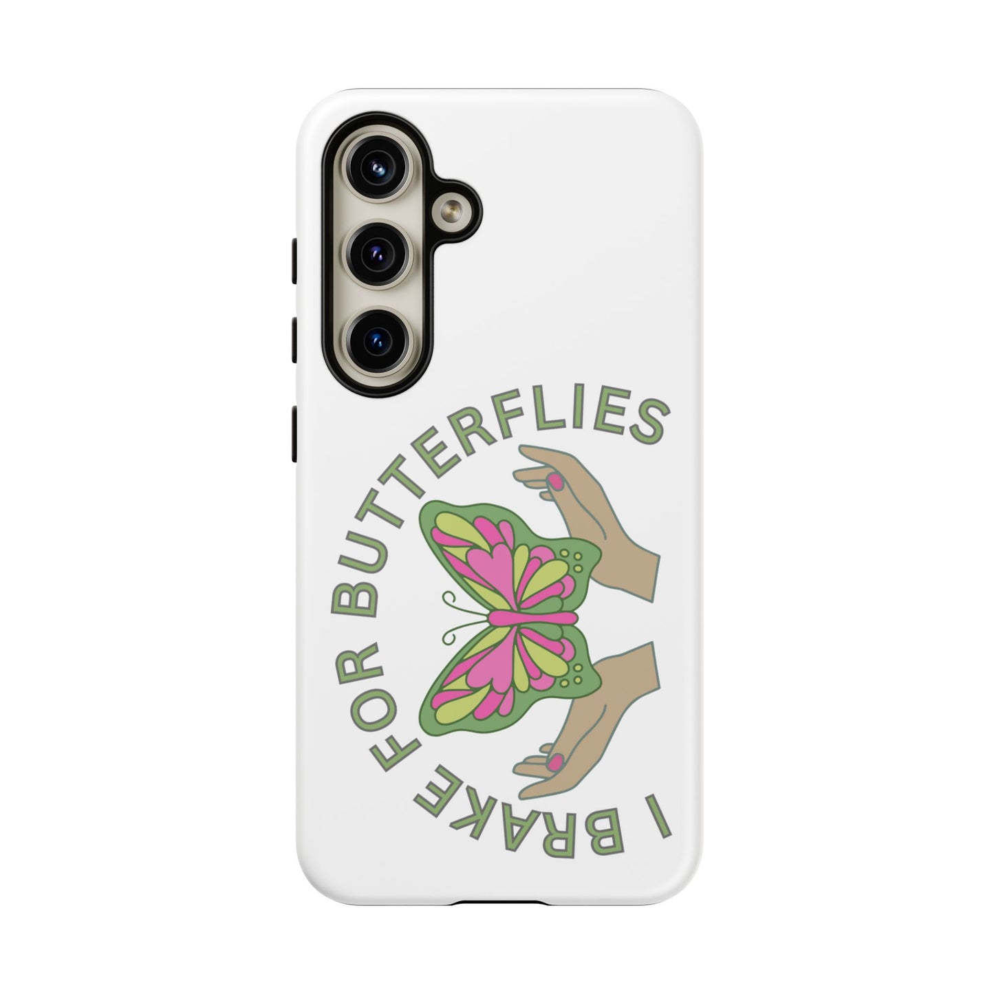 Phone Cases - 'I brake for butterflies' Love for Butterflies and Nature Conservation