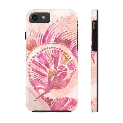 Pastel Colored Seashell Original Art - Cell Phone Case