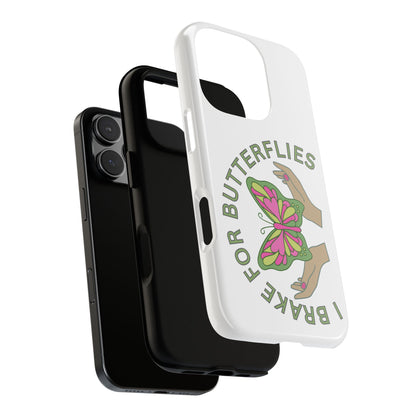 Phone Cases - 'I brake for butterflies' Love for Butterflies and Nature Conservation