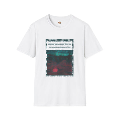 Volcano T-Shirt Depicting Emotions Of Loss & Resilience