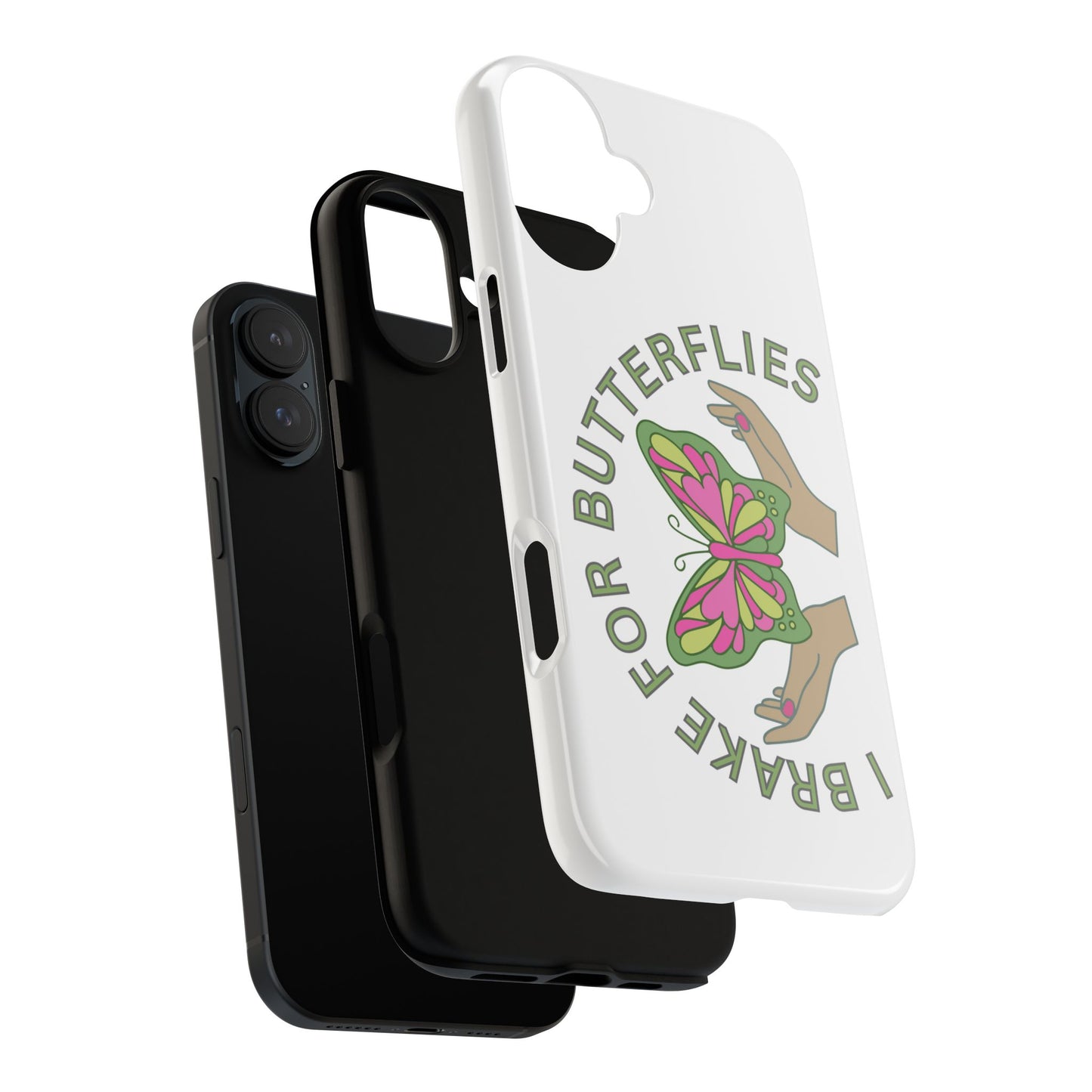 Phone Cases - 'I brake for butterflies' Love for Butterflies and Nature Conservation