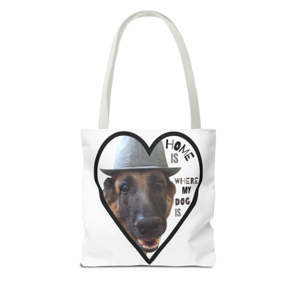 Home Is Where My Dog Is Tote Bag - Perfect for Dog Lovers