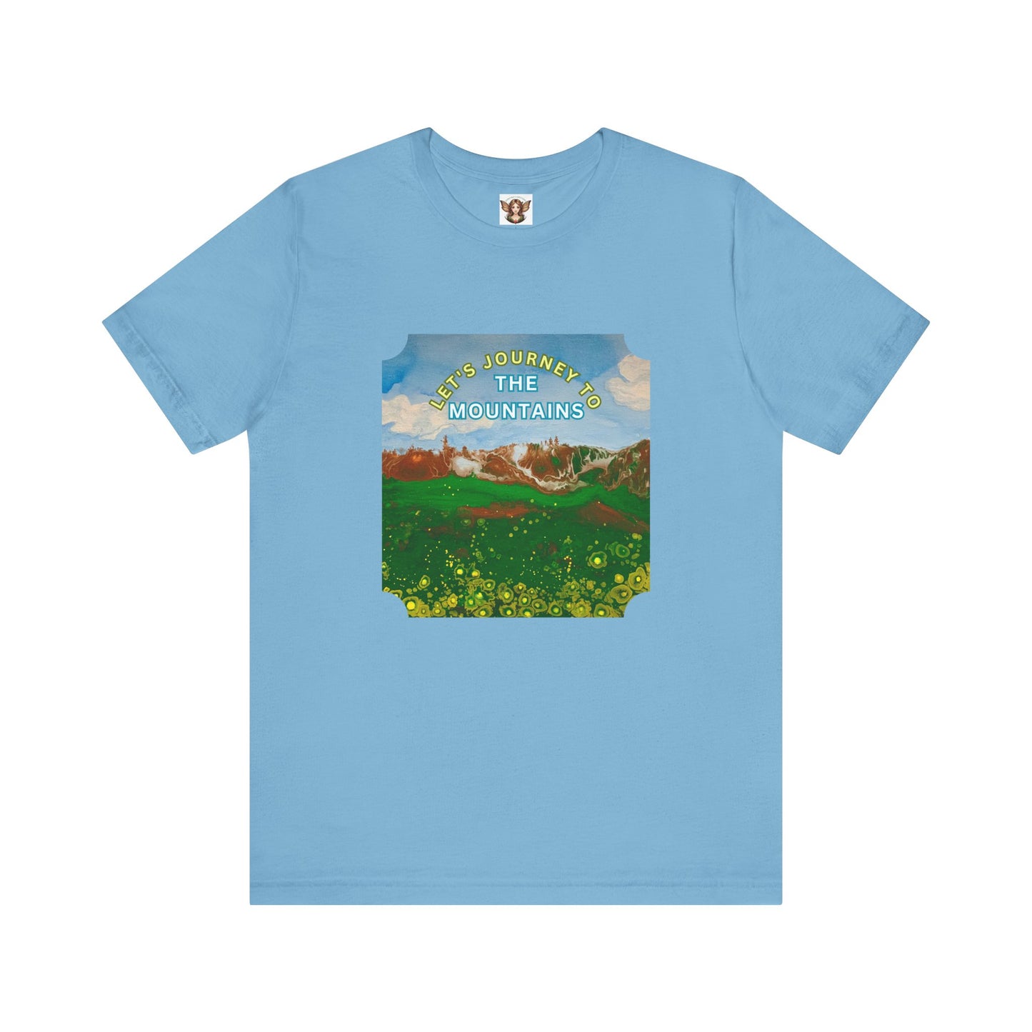 Mountain Landscape Original Painting Tee Shirt