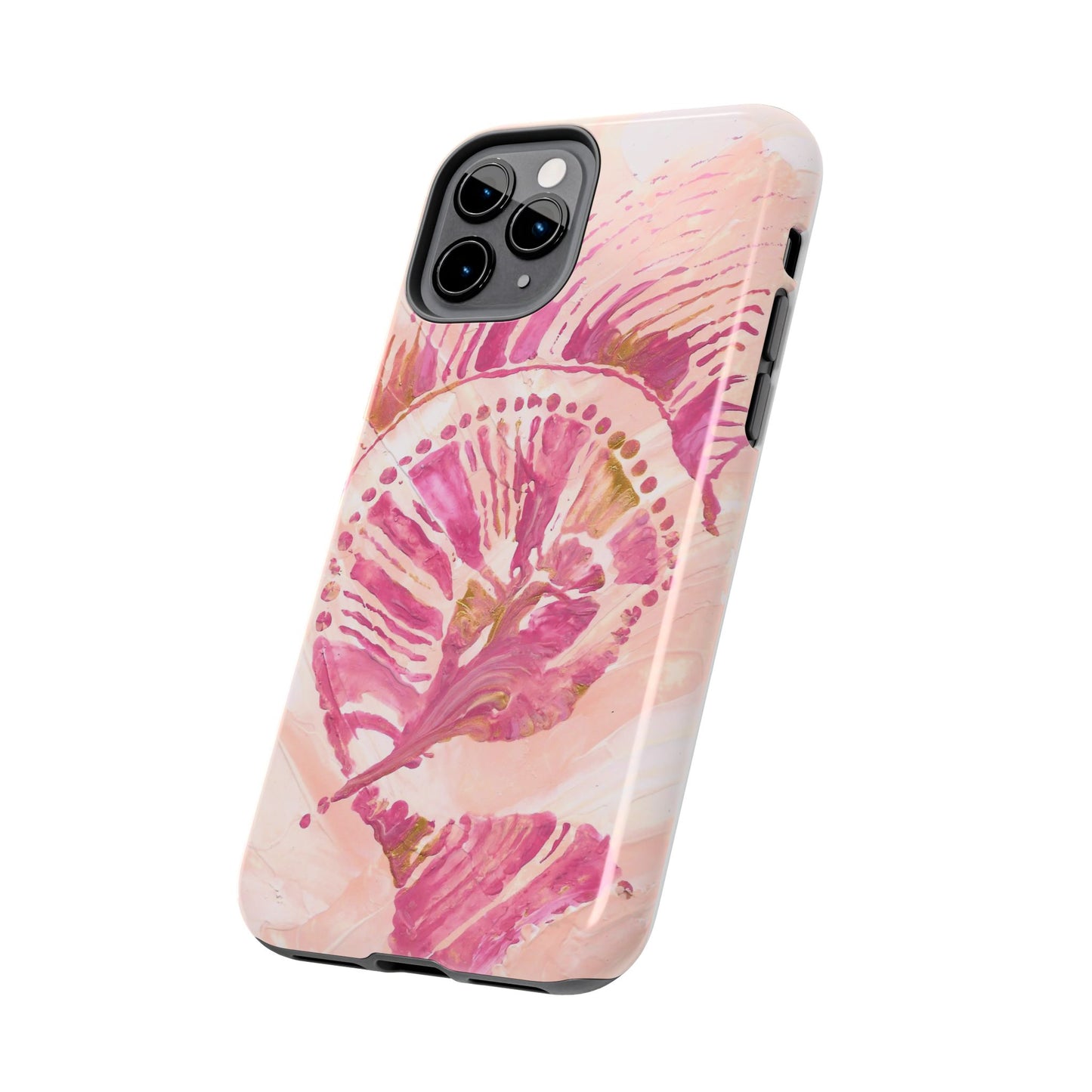 Pastel Colored Seashell Original Art - Cell Phone Case